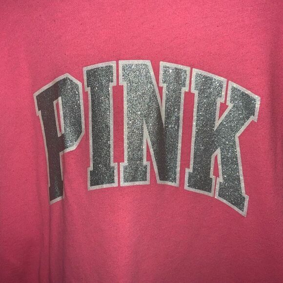 PINK Victoria’s Secret Women’s Glitter Crewneck Sweater size M - Picture 6 of 8